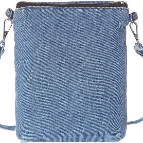 Small Denim Purse Blue Jean Purse Shoulder Bag Denim Crossbody Bags for Women - Picture 7 of 7